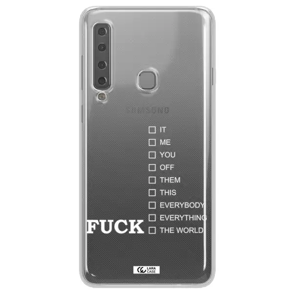 F#*K Ways Samsung A9 2018 Clear TPU Case