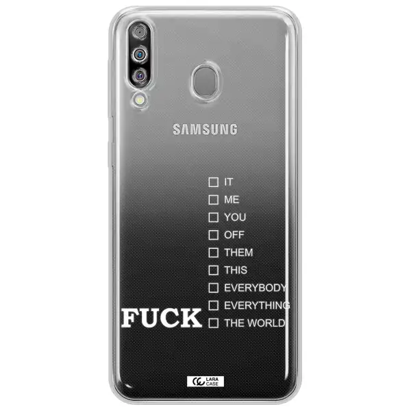 F#*K Ways Samsung M30 Clear TPU Case