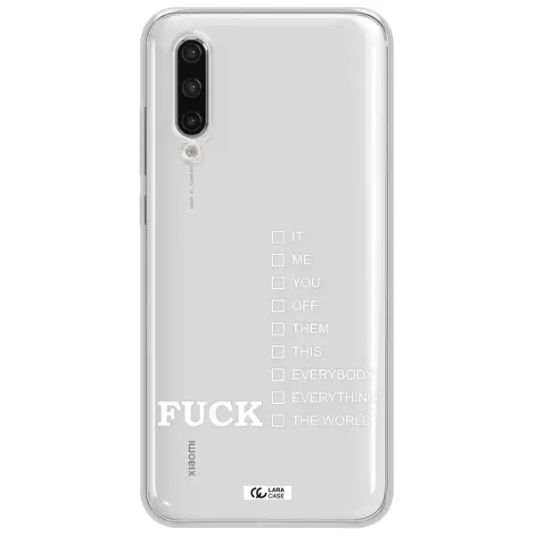 F#*K Ways Xiaomi Mi 9 Lite Clear Tpu Case