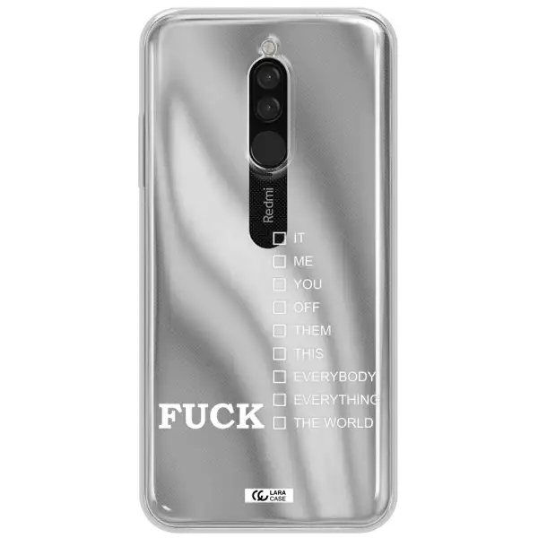 F#*K Ways Xiaomi Redmi 8 Clear Tpu Case