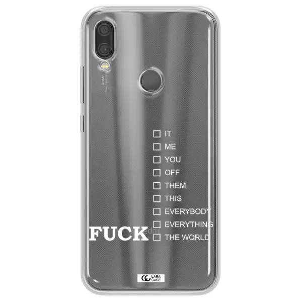 F#*K Ways Xiaomi Redmi Note 7 Clear TPU Case