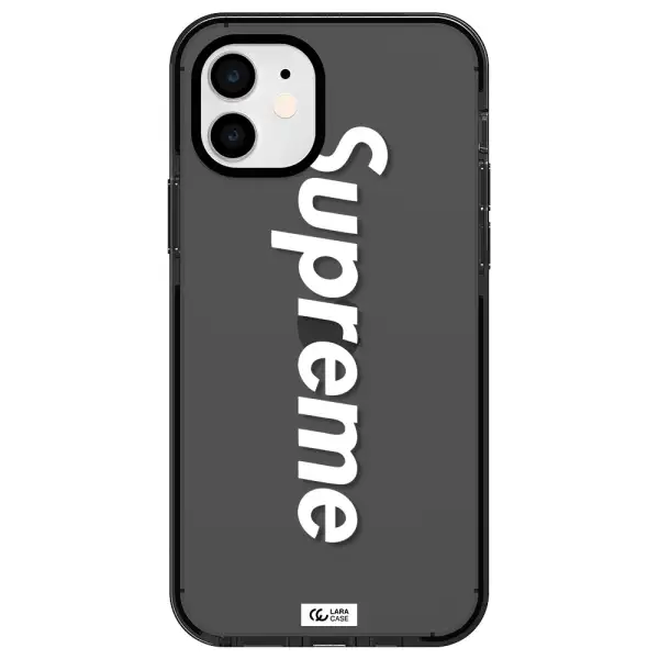 Supreme Vertical Apple iPhone 11 impact Smoke Black Case