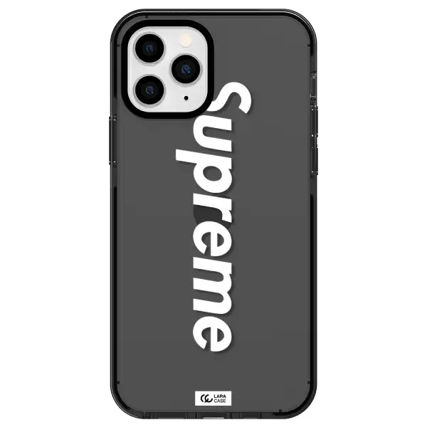 Supreme Vertical Apple iPhone 11 pro impact Smoke Black Case