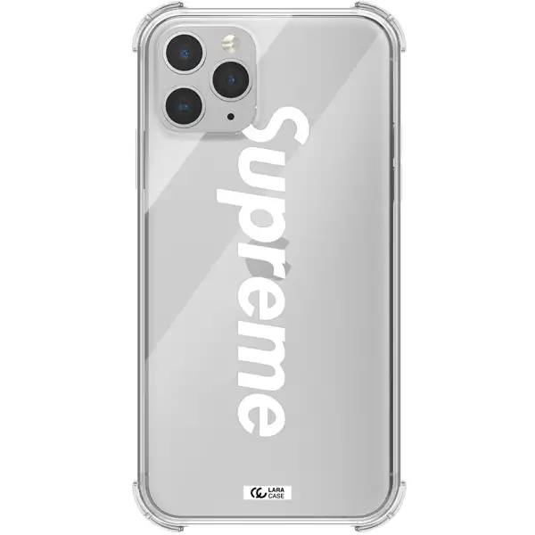 Supreme Vertical Apple iPhone 11 pro max Clear PC Case