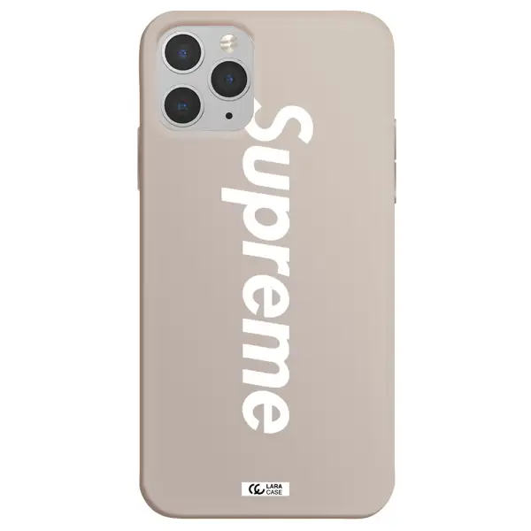 Supreme Vertical Apple iPhone 11 pro Silicone Stone Case