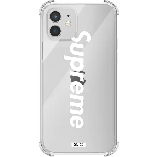 Supreme Vertical Apple iPhone 12 mini Clear PC Case