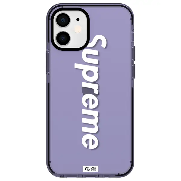 Supreme Vertical Apple iPhone 12 mini impact Lilac Case