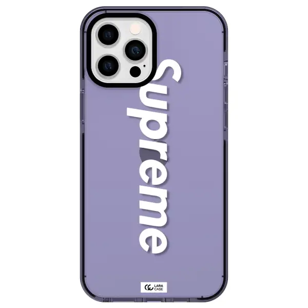 Supreme Vertical Apple iPhone 12 pro max impact Lilac Case
