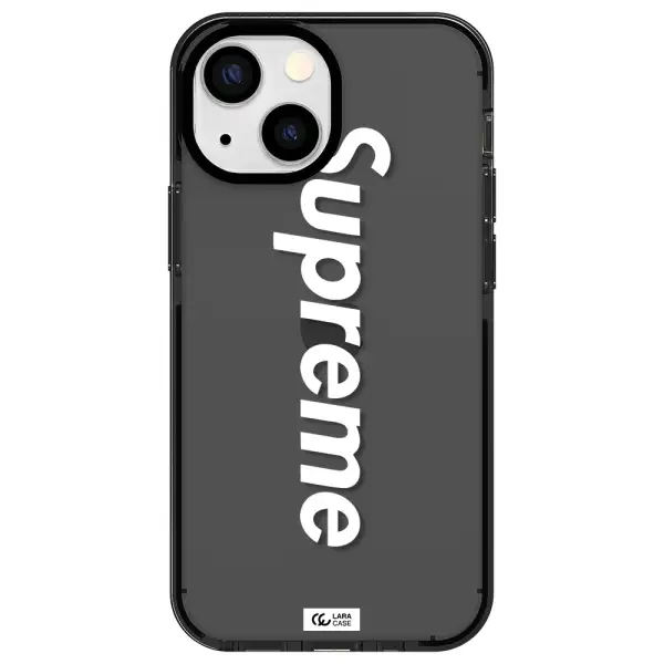 Supreme Vertical Apple iPhone 13 mini impact Smoke Black Case