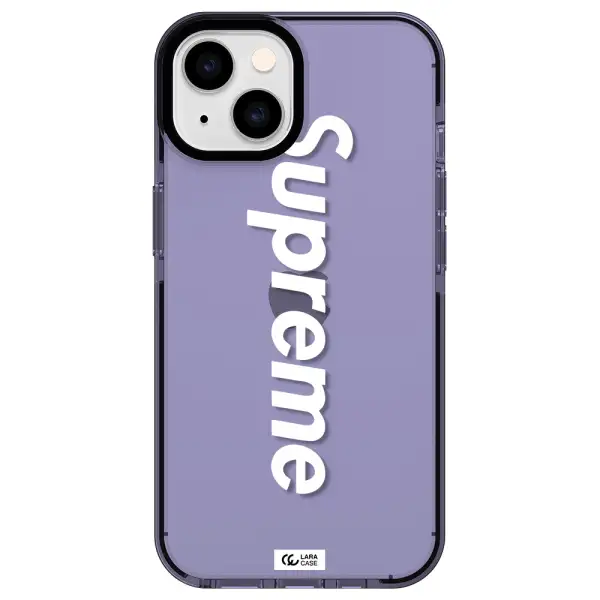 Supreme Vertical Apple iPhone 14 impact Lilac Case