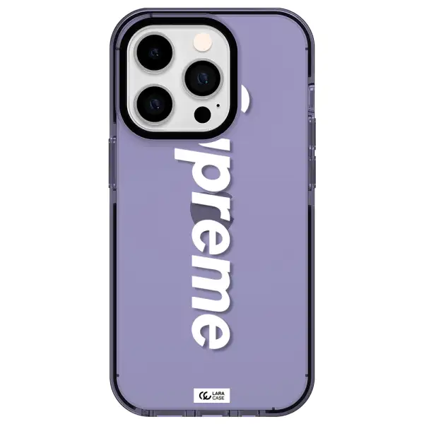 Supreme Vertical Apple iPhone 14 pro impact Lilac Case