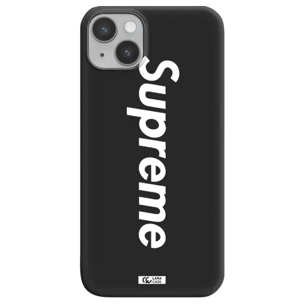 Supreme Vertical Apple iPhone 14 Silicone black Case