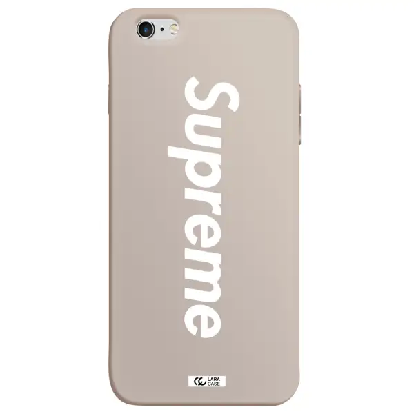 Supreme Vertical Apple iPhone 6 plus Silicone Stone Case