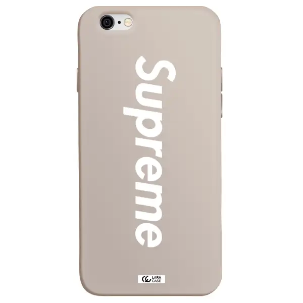 Supreme Vertical Apple iPhone 6 Silicone Stone Case