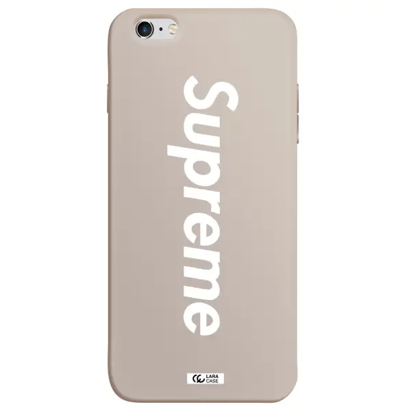 Supreme Vertical Apple iPhone 6S Silicone Stone Case
