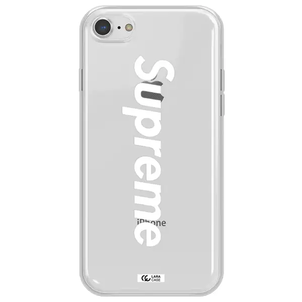 Supreme Vertical Apple iPhone 7 Clear TPU Case