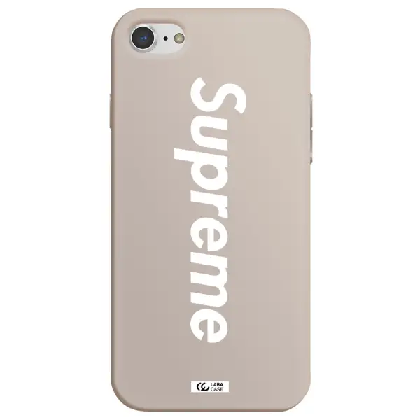 Supreme Vertical Apple iPhone 7 Silicone Stone Case