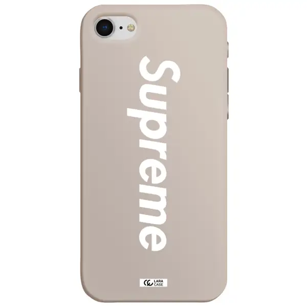 Supreme Vertical Apple iPhone se 2020 Silicone Stone Case