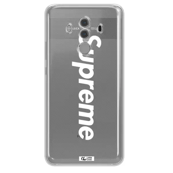Supreme Vertical Huawei Mate 10 Pro Clear TPU Case