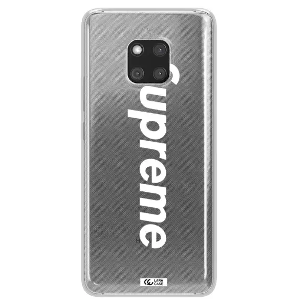 Supreme Vertical Huawei Mate 20 Pro Clear TPU Case