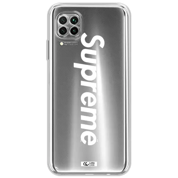 Supreme Vertical Huawei Nova 7I Clear Tpu Case