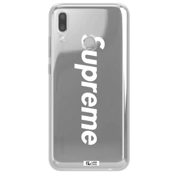 Supreme Vertical Huawei P Smart 2019 Clear TPU Case