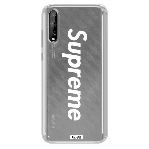 Supreme Vertical Huawei P Smart S Clear TPU Case