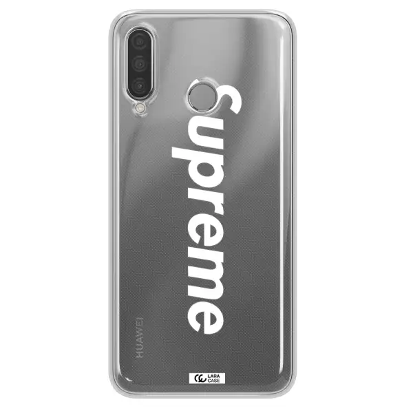 Supreme Vertical Huawei P30 Lite Clear TPU Case