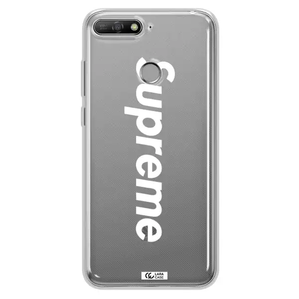 Supreme Vertical Huawei Y6 Prime 2018 Clear TPU Case