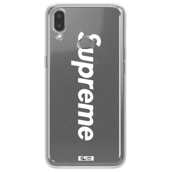 Supreme Vertical Samsung A10S Clear TPU Case