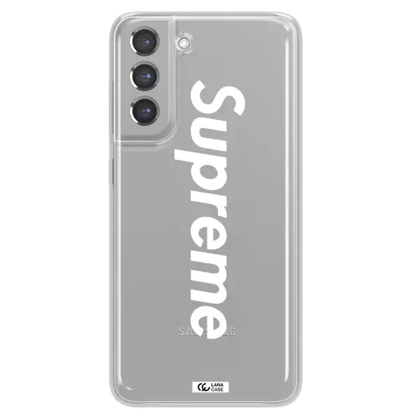 Supreme Vertical Samsung A21 Fe Clear TPU Case