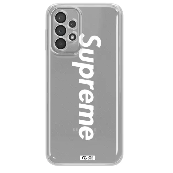 Supreme Vertical Samsung A23 5G Clear Tpu Case