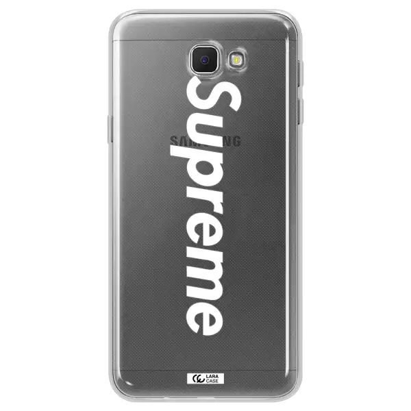 Supreme Vertical Samsung J5 Prime Clear TPU Case