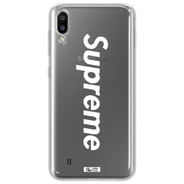 Supreme Vertical Samsung M10 Clear TPU Case