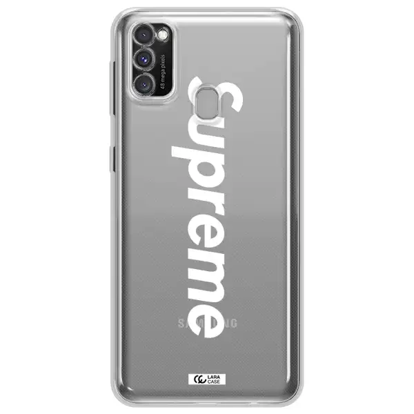 Supreme Vertical Samsung M30S Clear TPU Case