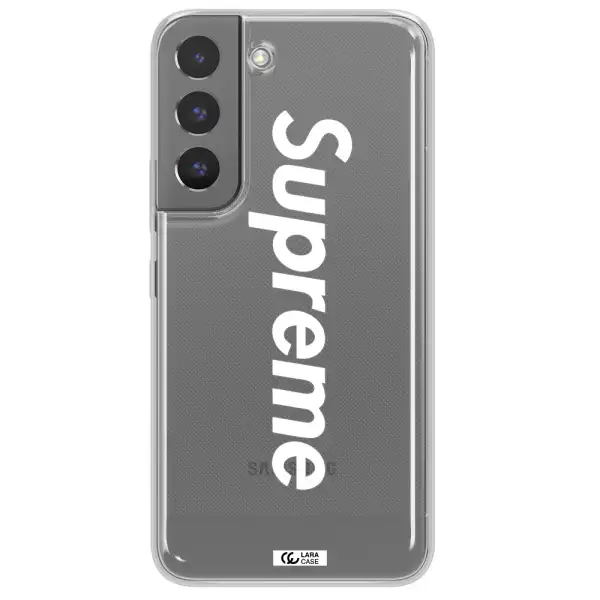 Supreme Vertical Samsung S 22 Plus Clear TPU Case