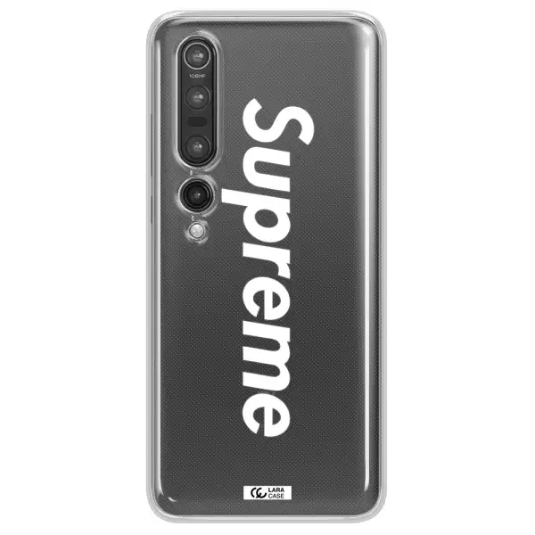 Supreme Vertical Xiaomi Mi 10 Pro Clear TPU Case