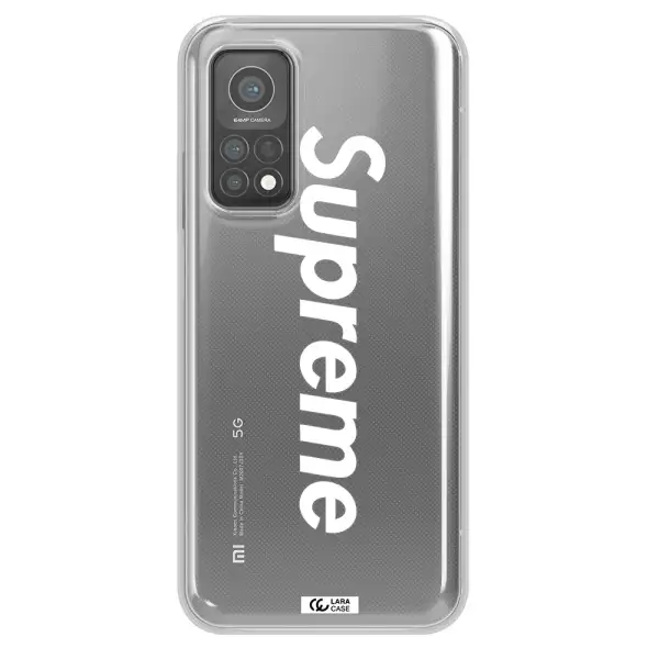 Supreme Vertical Xiaomi Mi 10 T Pro Clear TPU Case