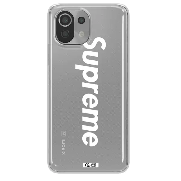 Supreme Vertical Xiaomi Mi 11 Lite Clear TPU Case