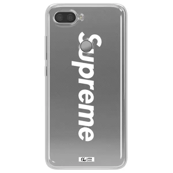 Supreme Vertical Xiaomi Mi 8 Lite Clear TPU Case