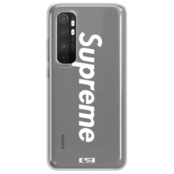 Supreme Vertical Xiaomi Mi Note 10 Lite Clear TPU Case