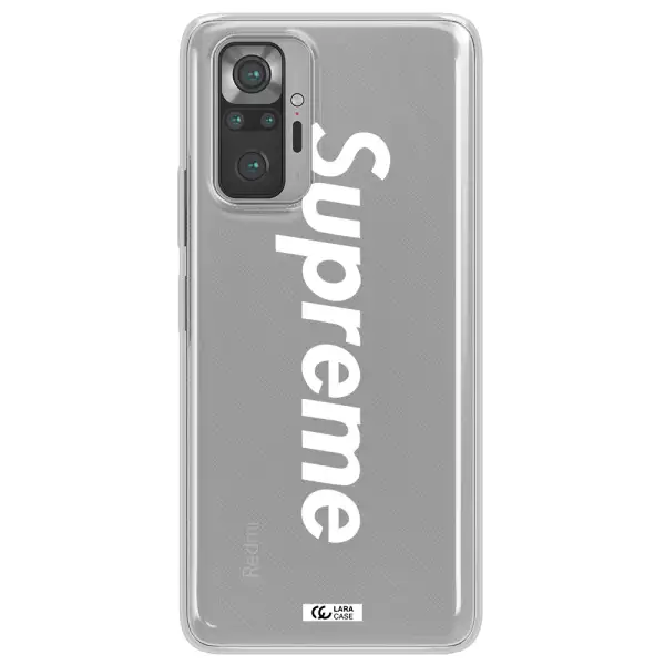 Supreme Vertical Xiaomi Note 10 Pro Clear TPU Case