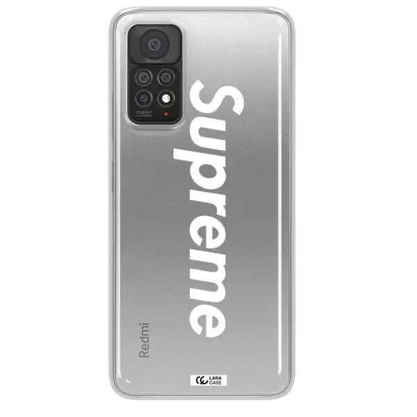 Supreme Vertical Xiaomi Note 11 Pro Clear TPU Case