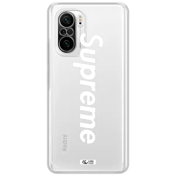 Supreme Vertical Xiaomi Poco F3 Clear Tpu Case