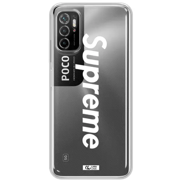 Supreme Vertical Xiaomi Poco M3 Pro Clear Tpu Case