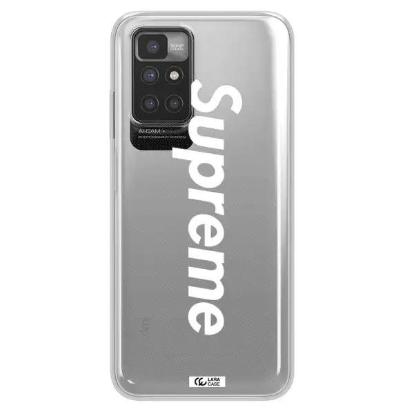 Supreme Vertical Xiaomi Redmi 10 Clear TPU Case