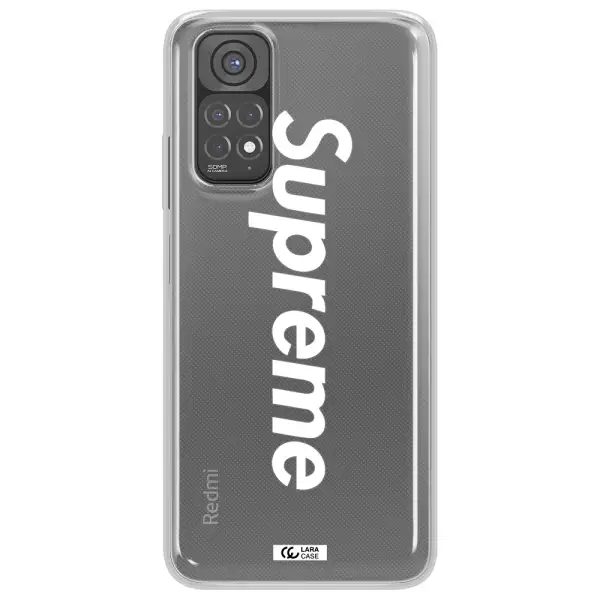 Supreme Vertical Xiaomi Redmi Note 11 Clear TPU Case