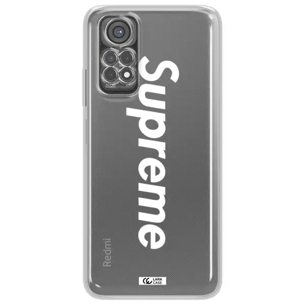 Supreme Vertical Xiaomi Redmi Note 11S Clear Tpu Case
