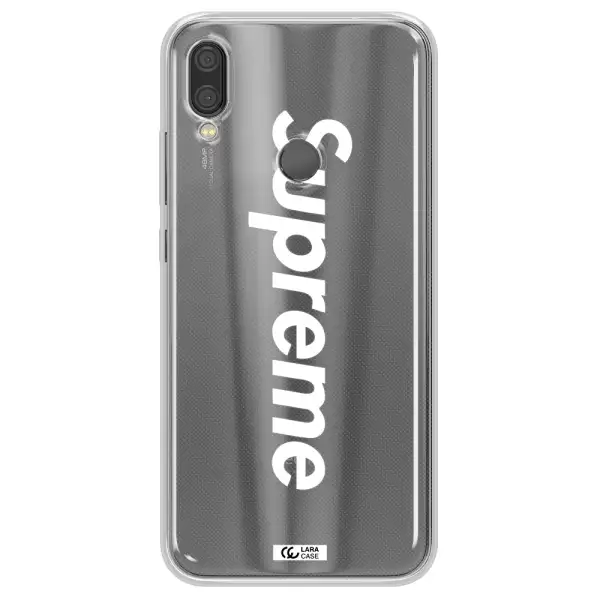 Supreme Vertical Xiaomi Redmi Note 7 Clear TPU Case