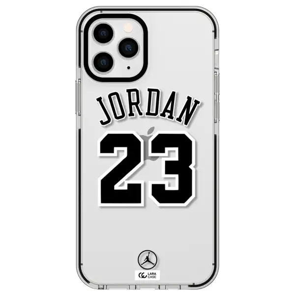 Twenty Three Jordan Apple iPhone 11 pro max impact black border Case